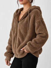 Women's Relaxed Fleece Zip-Up Hooded Jacket - product photo 18
