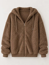 Women's Relaxed Fleece Zip-Up Hooded Jacket - product photo 19