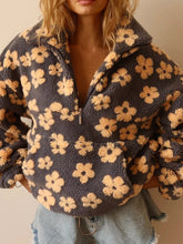 Women's Relaxed Quarter-Zip Sherpa Sweatshirt - product photo 2