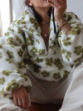 Women's Relaxed Quarter-Zip Sherpa Sweatshirt - product photo 12