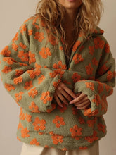 Women's Relaxed Quarter-Zip Sherpa Sweatshirt - product photo 16