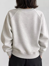 Women's Ribbed Seam Detail Crew Neck Sweatshirt - product image 3
