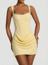 Women's Ruched Corset-Style Bodycon Mini Dress - product photo 13