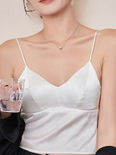 Women's Satin V-Neck Padded Camisole Top - product image 4