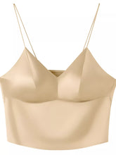 Women's Satin V-Neck Padded Camisole Top - product image 15