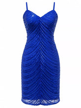 Women's sequin mini dress front view