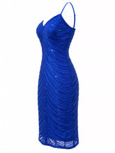 Women's sequin bodycon mini dress style