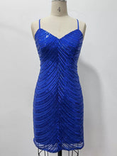 Women's sequin bodycon dress detail