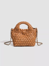 Woven Texture Mini Crossbody Bag with Chain Strap - product photo 3