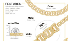 14k gold filled mariner chain bracelet - Sun Imperial (photo 4)