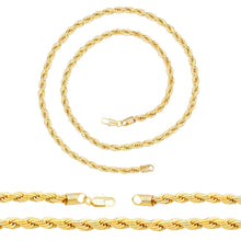 14k gold filled rope chain necklace - Sun Imperial (photo 2)