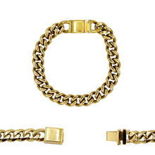 18k gold plated Miami Cuban link bracelet - Sun Imperial (photo 5)