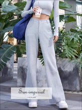Women Low Waist Flare Pants Full Length Joggers Trousers casual style, chick sexy harajuku sporty street style Sun-Imperial United States