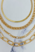 Gold Plated Alloy Metal Chain Anklet Set