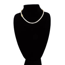Tennis Necklace 14K Gold Plated Chain Cubic Zirconia Fashion Jewelry 18" 20" 24" For Women