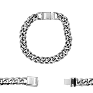 Cuban Link Chain Bracelet Miami Cuban Stainless Steel