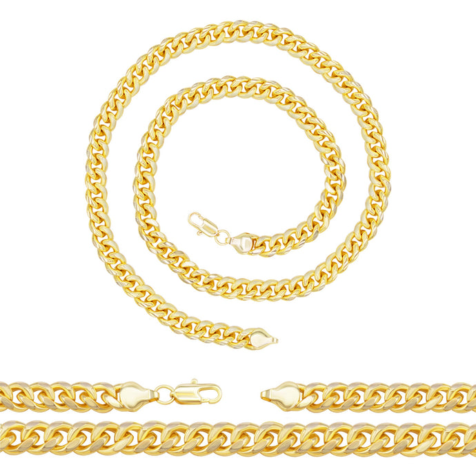 Cuban Link Chain 14K Gold Filled Necklace 24