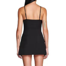 Metal Hook Corset Sling Mini Dress with High Slit - Sun Imperial (photo 3)