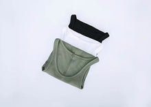 Ribbed Cropped Camisole with Thin Straps - Sun Imperial (photo 6)