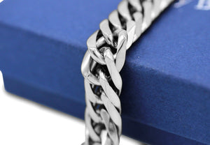 Cuban Link Chain Bracelet Miami Cuban Stainless Steel Double Link
