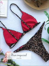 Animal Leopard Print Padded Bikini Women Bathing Suit Beach Swimwear SUN-IMPERIAL United States