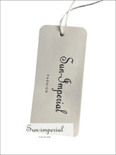 Black stretch flare pants with side slit - Sun Imperial (photo 6)
