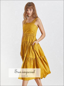 Bristol Dress- Summer Fashion Casual a Line Dress for Women Strapless Backless High Waist Slim Solid