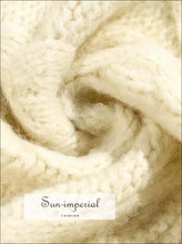 Cable Knit Button Cardigan - Sun Imperial (photo 5)