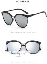 Cat Eye Sunglasses Women Luxury Plastic Sun Glasses Classic Vintage Sunniness SUN-IMPERIAL United States