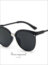 Cat Eye Sunglasses Women Luxury Plastic Sun Glasses Classic Vintage Sunniness SUN-IMPERIAL United States