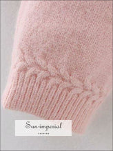 Center Buttoned Knit Sweater Cardigan - Sun Imperial (photo 2)