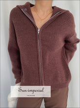 Chunky Hooded Oversize Cardigan - Sun Imperial (photo 2)