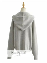 Chunky Hooded Oversize Cardigan - Sun Imperial (photo 3)