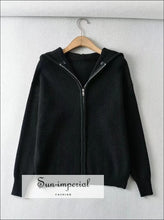 Chunky Hooded Oversize Cardigan - Sun Imperial (photo 5)