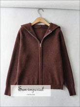 Chunky Hooded Oversize Cardigan - Sun Imperial (photo 6)