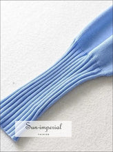 Cropped Knit Cardigan with Chunky Rib Trim - Sun Imperial (photo 4)