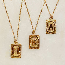 Dainty initial letter necklace - Sun Imperial (photo 2)