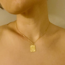 Dainty initial letter necklace - Sun Imperial (photo 4)