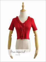 Dual Center Tie Knit Cardigan - Sun Imperial (photo 1)