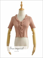 Dual Center Tie Knit Cardigan - Sun Imperial (photo 5)