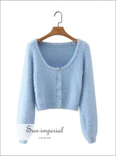 Floral Applique Knit Cardigan - Sun Imperial (photo 2)