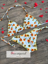 Floral Print Bikinis new Swimwear Women Swimsuit Beach Brazilian Bikini Set SUN-IMPERIAL United States