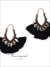 Fringe Vintage Boho Bohemian Ethnic Drop Dangle Hanging Earrings for Women SUN-IMPERIAL United States