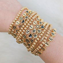 Gold bead word bracelet - Sun Imperial (photo 10)