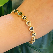 Gold bead word bracelet - Sun Imperial (photo 11)