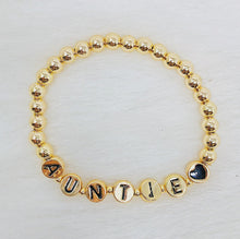 Gold bead word bracelet - Sun Imperial (photo 5)