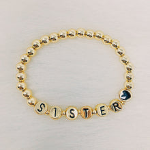 Gold bead word bracelet - Sun Imperial (photo 7)