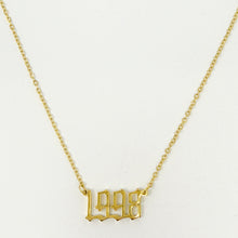 18k gold plated birth year necklace - Sun Imperial (photo 10)