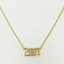 18k gold plated birth year necklace - Sun Imperial (photo 13)