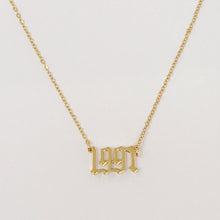 18k gold plated birth year necklace - Sun Imperial (photo 15)